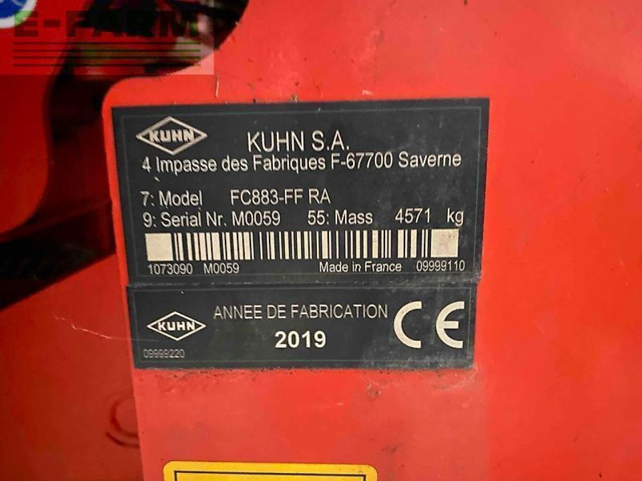 Косилка Kuhn fc 883-ff ra: фото 12