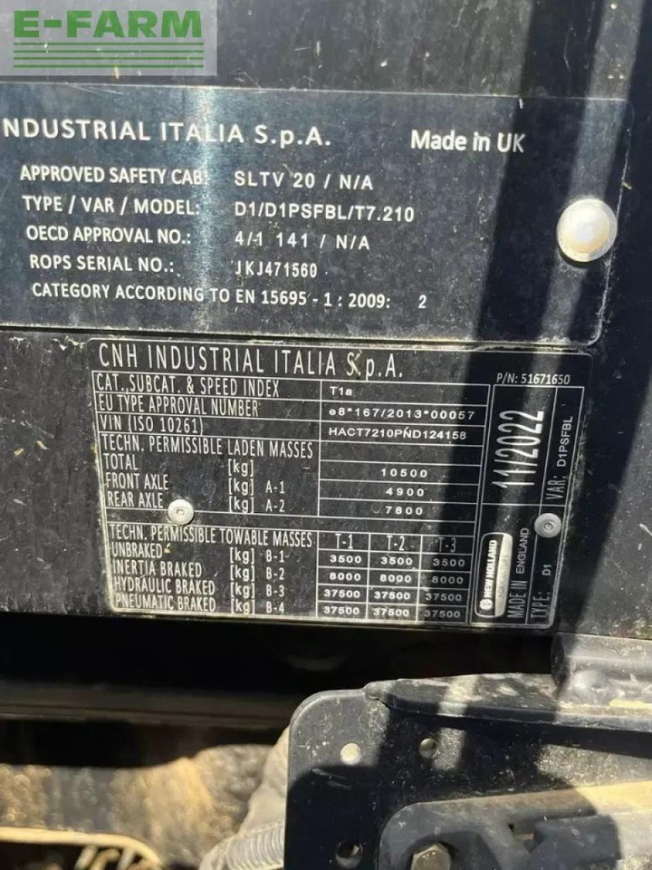 New Holland t7.210 - Трактор: фото 5 New Holland t7.210 - Трактор: фото 5