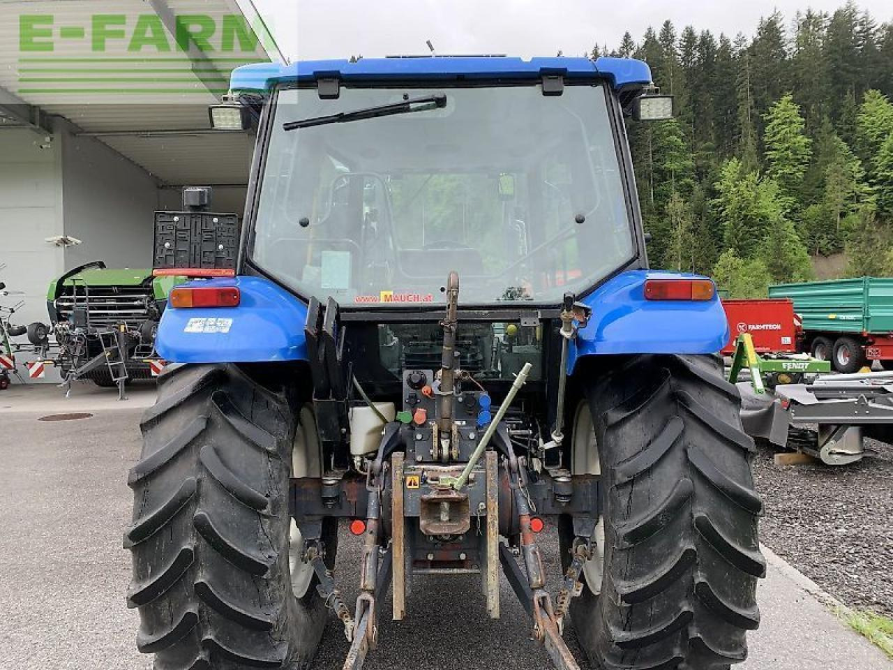 Трактор New Holland tl 70 a + hauer frontlader A: фото 10
