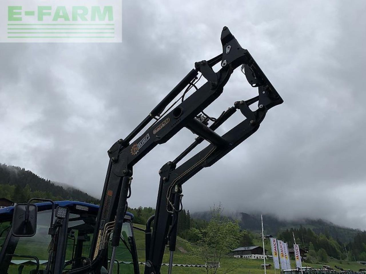 Трактор New Holland tl 70 a + hauer frontlader A: фото 6