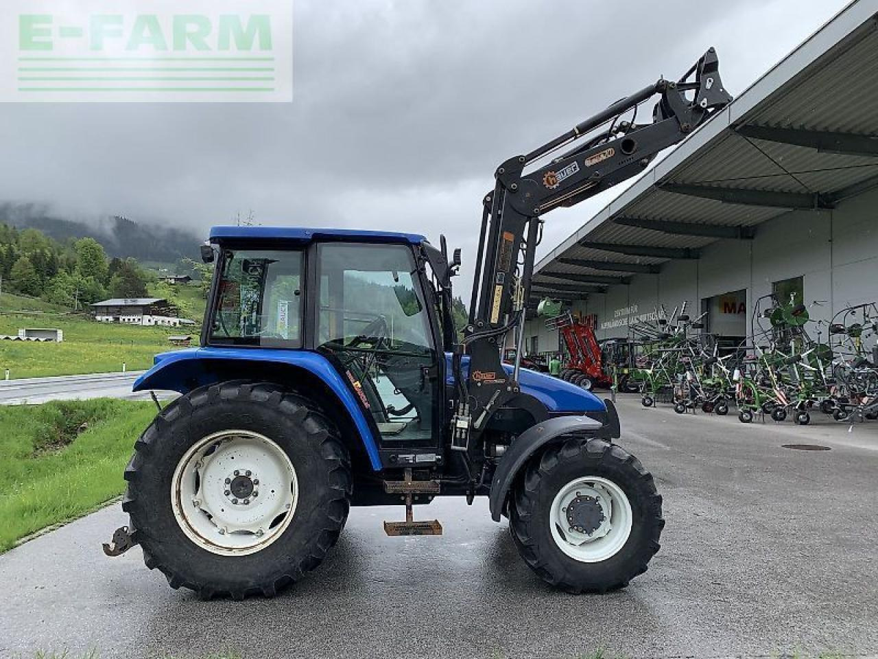 Трактор New Holland tl 70 a + hauer frontlader A: фото 8
