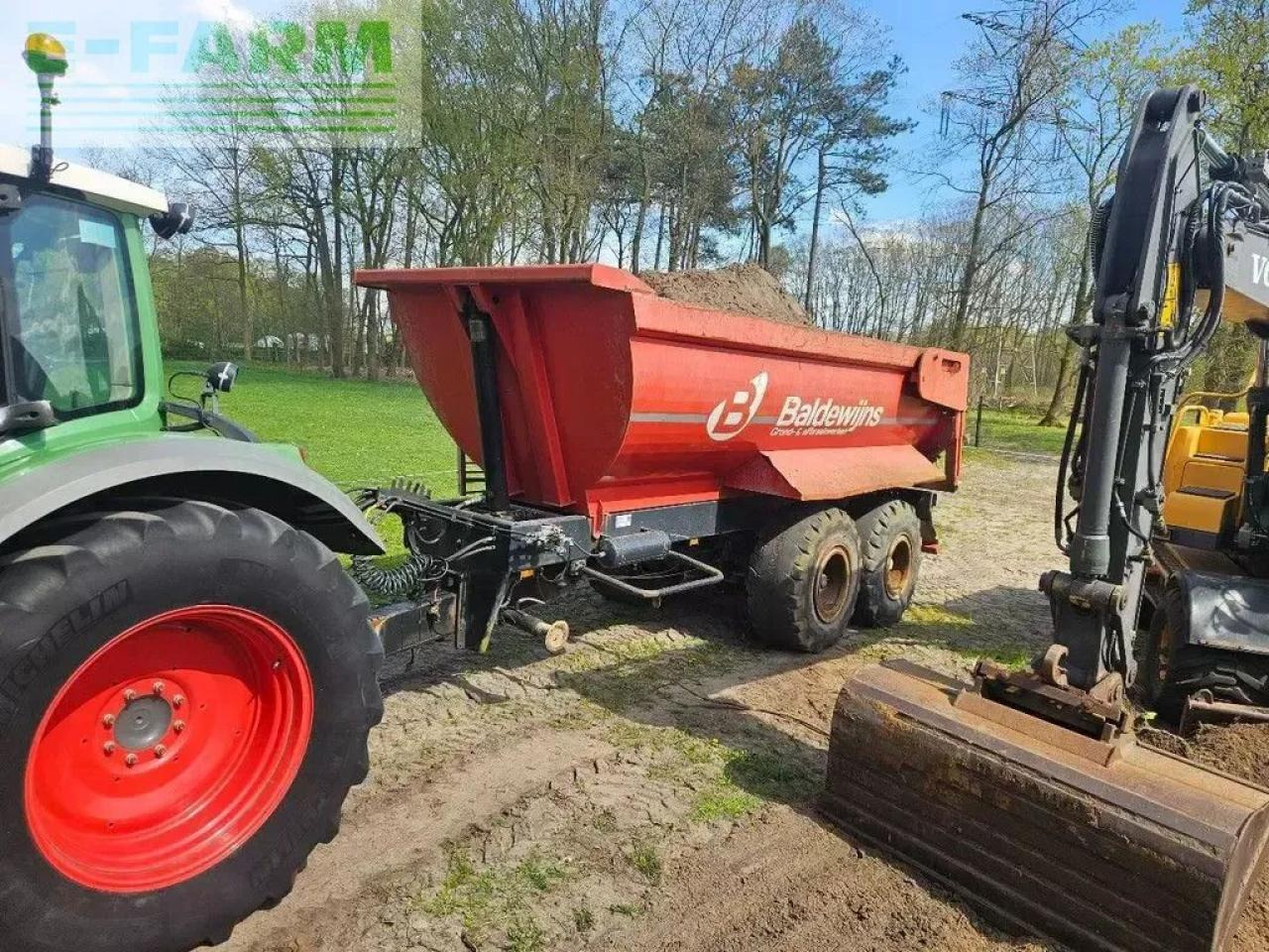 Rekord d23 grondkar kipper dumper zandkipper halfpipe krampe be-papiere - Сельскохозяйственный прицеп-самосвал: фото 2 Rekord d23 grondkar kipper dumper zandkipper halfpipe krampe be-papiere - Сельскохозяйственный прицеп-самосвал: фото 2