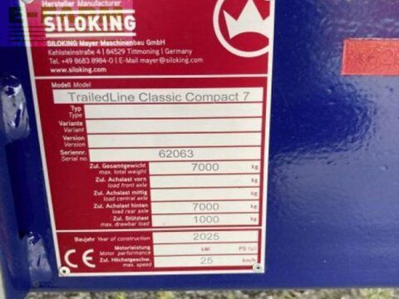 Siloking trailedline classic compact 7 - Инвентарь для животноводства: фото 5 Siloking trailedline classic compact 7 - Инвентарь для животноводства: фото 5