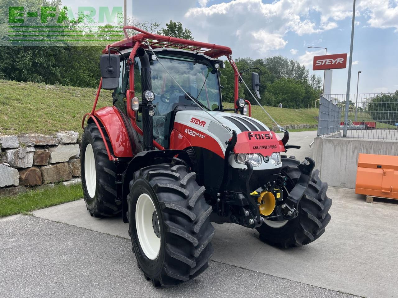 Steyr multi 4120 forst - Трактор: фото 3 Steyr multi 4120 forst - Трактор: фото 3