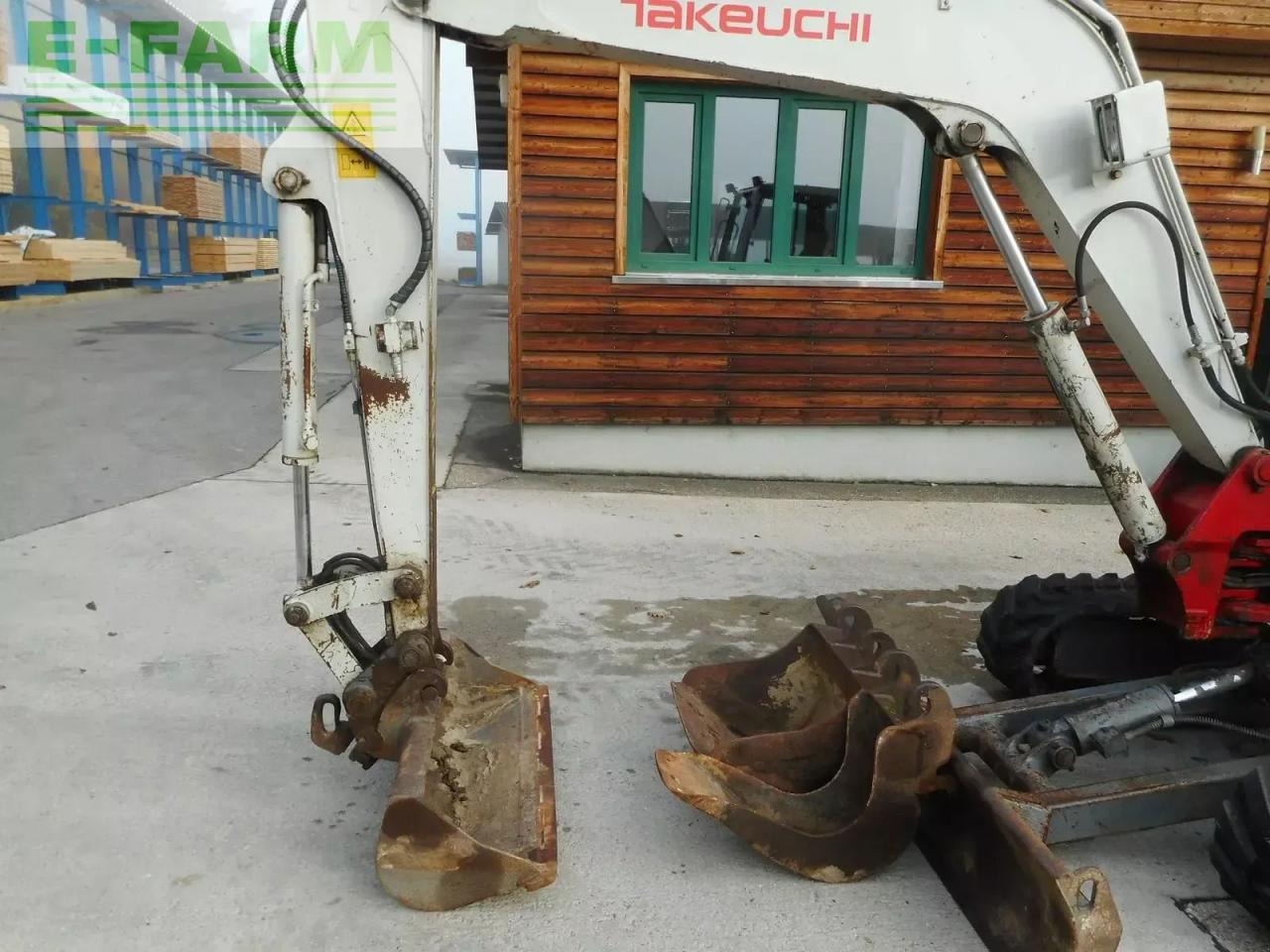 Мини-экскаватор Takeuchi tb 235 ( 3.530kg ) hydr. sw + 3 löffel: фото 12