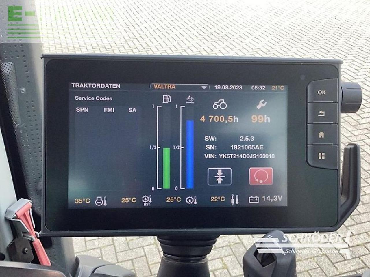 Трактор Valtra t 214 d smarttouch: фото 16