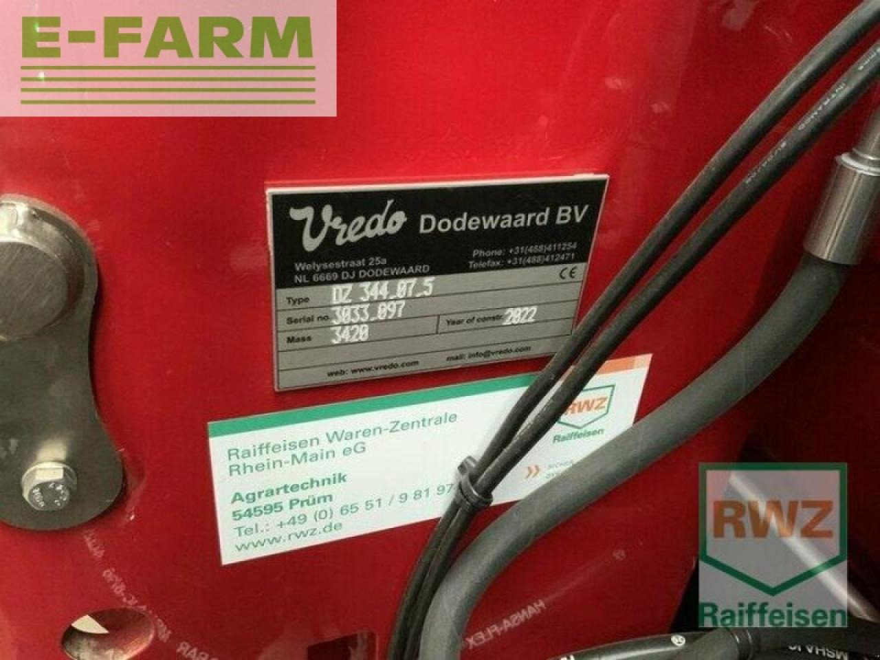 Vredo 344.07.5 agri twin - Сеялка точного высева: фото 4 Vredo 344.07.5 agri twin - Сеялка точного высева: фото 4