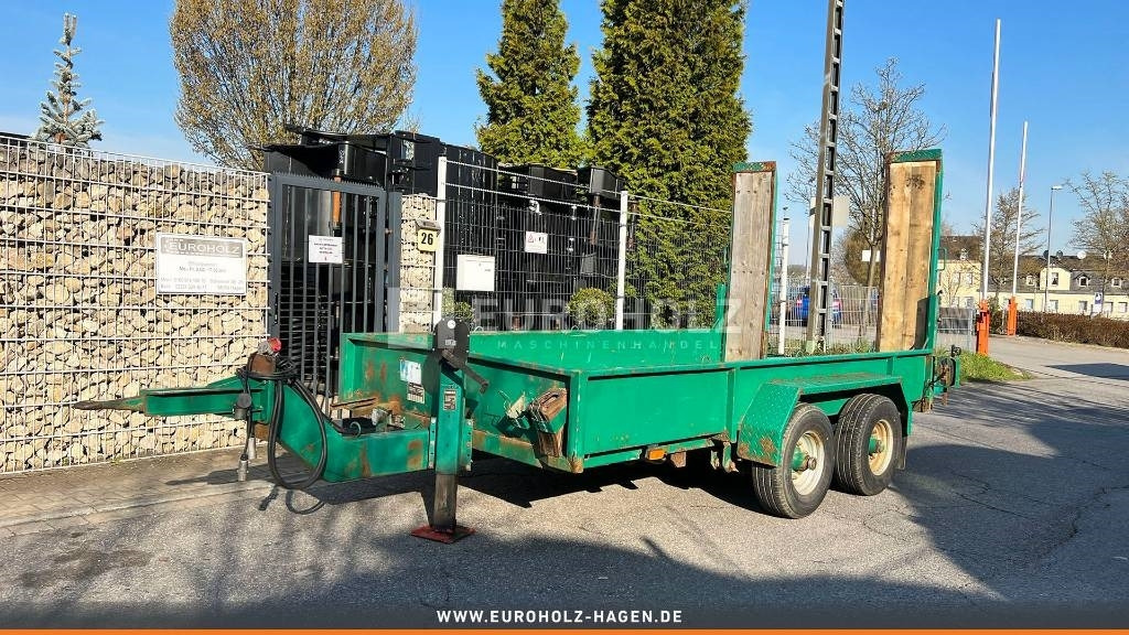 Blomenröhr 2-Achsen Anhänger, Tandem Tieflader für Bagger - Низкорамный прицеп: фото 1 Blomenröhr 2-Achsen Anhänger, Tandem Tieflader für Bagger - Низкорамный прицеп: фото 1