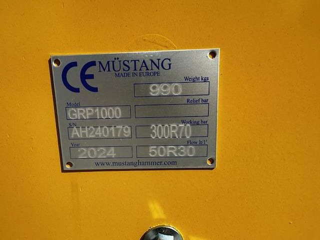 Новый Грейфер Mustang GRP1000 Abbruch- & Sortiergreifer: фото 9