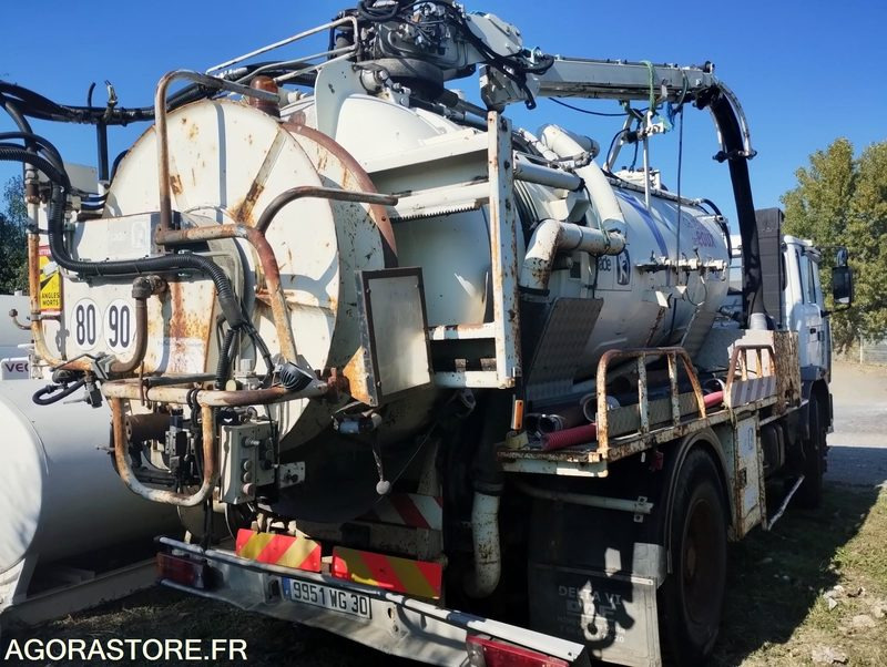 Camion 19t Hydrocureur Renault G300 Maxter – équipement Huwer - Ассенизатор: фото 5 Camion 19t Hydrocureur Renault G300 Maxter – équipement Huwer - Ассенизатор: фото 5