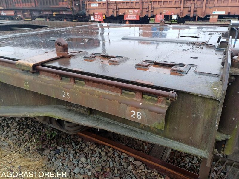 Wagon plat intermodal type Sggnss – modèle 6432B0-4, 72 pieds - 2004 (ref 1462) - Другая техника: фото 4 Wagon plat intermodal type Sggnss – modèle 6432B0-4, 72 pieds - 2004 (ref 1462) - Другая техника: фото 4