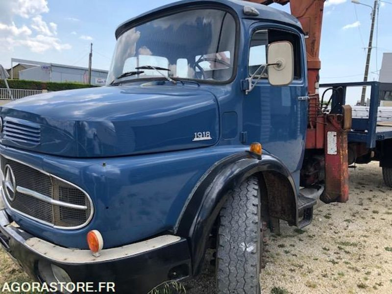 MERCEDES L 1918 PLATEAU GRUE - 128 000km - BON ETAT - NOMBREUX TRAVAUX EFFECTUES - Грузовик: фото 1 MERCEDES L 1918 PLATEAU GRUE - 128 000km - BON ETAT - NOMBREUX TRAVAUX EFFECTUES - Грузовик: фото 1