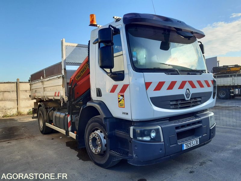 Renault Premium 280 DXi équipé Grue et Tribenne - Грузовик: фото 1 Renault Premium 280 DXi équipé Grue et Tribenne - Грузовик: фото 1
