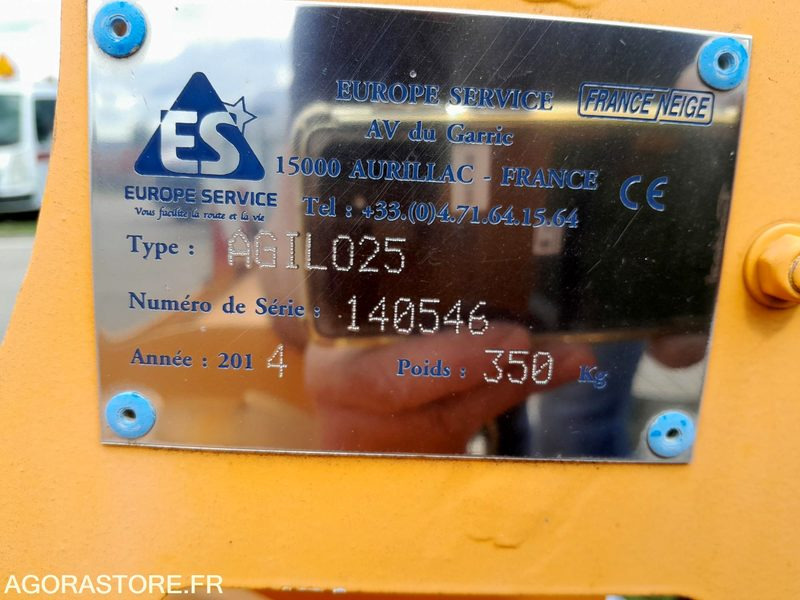 Lame à neige Europe Service Agilo25 (LN062) - Садовое оборудование: фото 2 Lame à neige Europe Service Agilo25 (LN062) - Садовое оборудование: фото 2