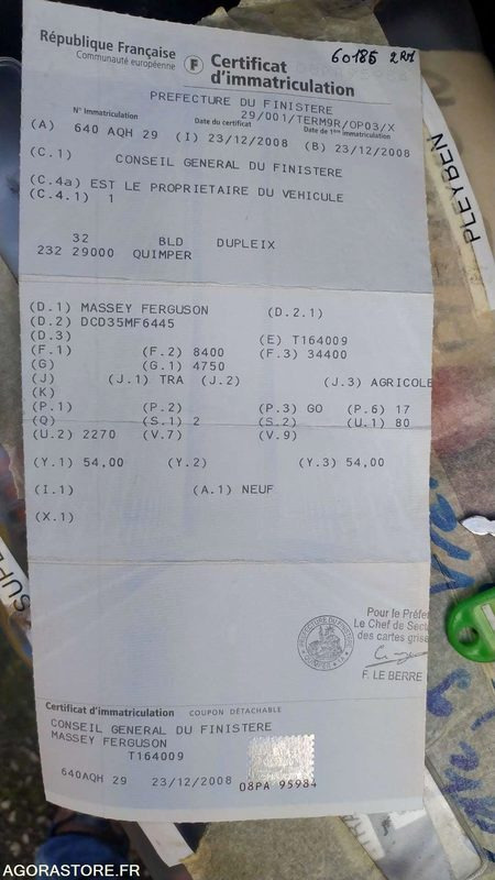 Трактор MASSEY FERGUSSIN 6445 DYNA-6 - 2008 - 6022kms: фото 14