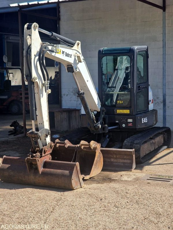 MINI PELLE SUR CHENILLE CAOUTCHOUC BOBCAT 5T E45 AVEC 3 GODETS - 2017 - 1715h в лизинг MINI PELLE SUR CHENILLE CAOUTCHOUC BOBCAT 5T E45 AVEC 3 GODETS - 2017 - 1715h: фото 14
