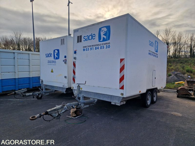 Unité mobile de désamiantage Daudin 2502D - 2014 - DG800RC - Полуприцеп: фото 1 Unité mobile de désamiantage Daudin 2502D - 2014 - DG800RC - Полуприцеп: фото 1