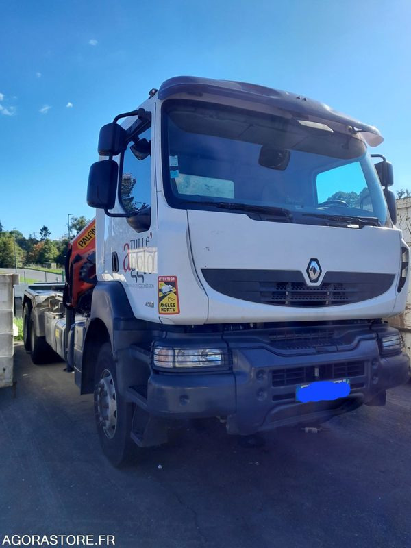 RENAULT KERAX - POLYBENNE GRUE - 2008 - Крюковой мультилифт, Автоманипулятор: фото 1 RENAULT KERAX - POLYBENNE GRUE - 2008 - Крюковой мультилифт, Автоманипулятор: фото 1