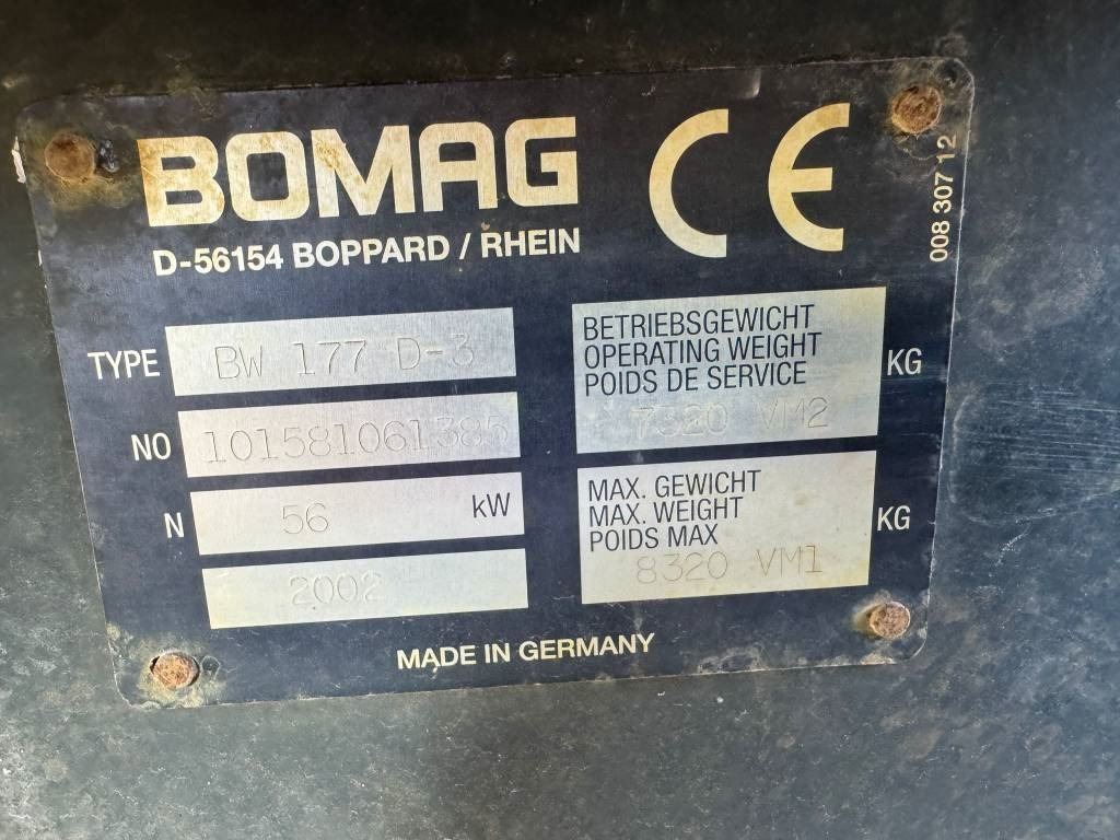 Компактор Bomag D177D-3: фото 19