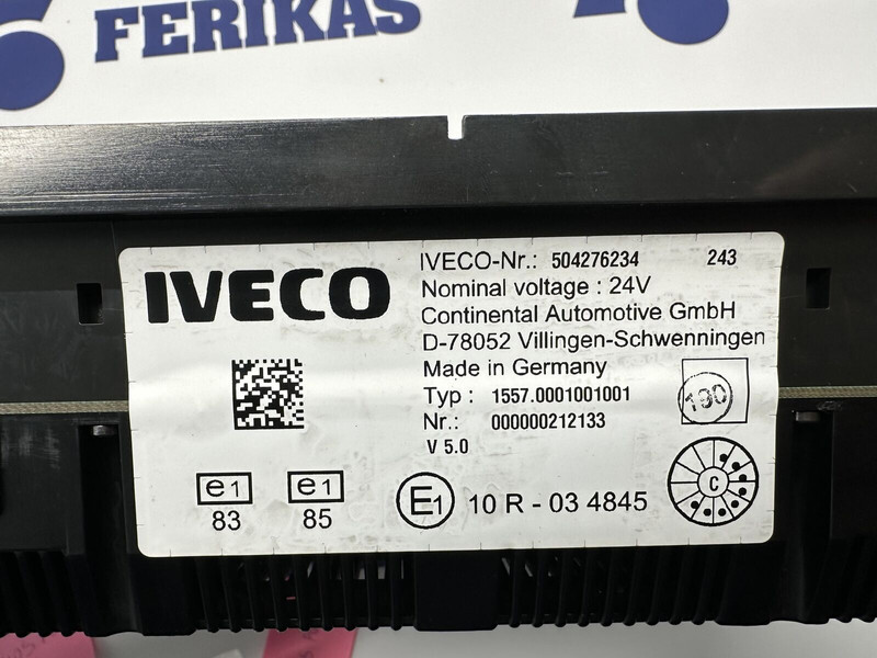 Iveco Instrument cluster dashboard 504276234, 504226363 (WORLDWIDE DEL - Приборная панель для Грузовиков: фото 3 Iveco Instrument cluster dashboard 504276234, 504226363 (WORLDWIDE DEL - Приборная панель для Грузовиков: фото 3