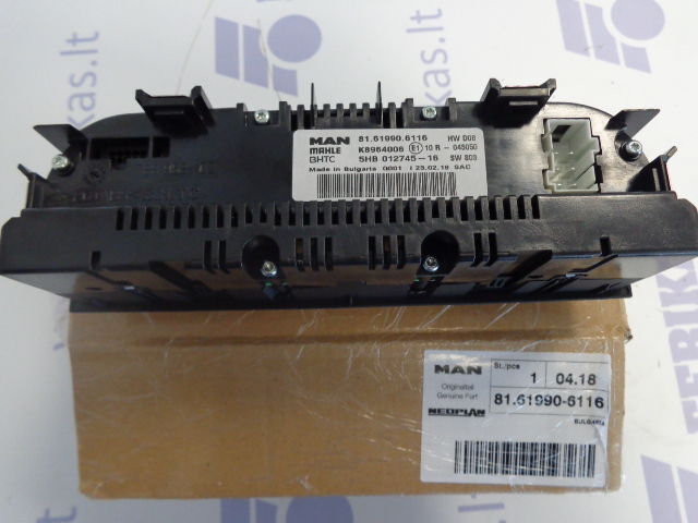 MAN NEW OE heater control unit - Приборная панель для Грузовиков: фото 3 MAN NEW OE heater control unit - Приборная панель для Грузовиков: фото 3