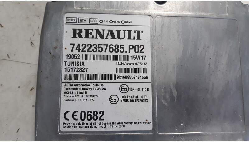 Renault T - Блок управления для Грузовиков: фото 4 Renault T - Блок управления для Грузовиков: фото 4