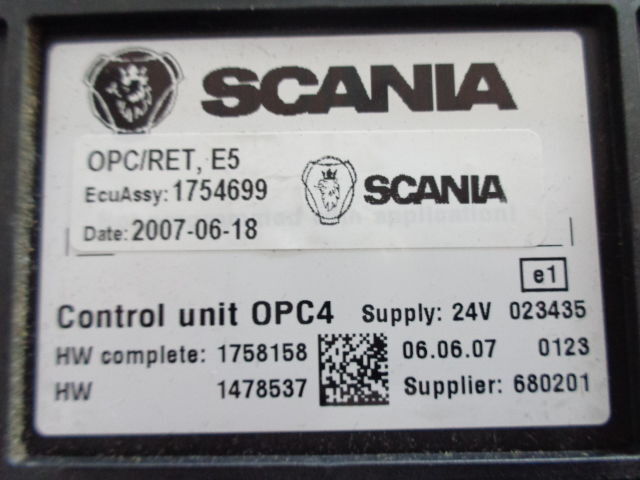 Scania OPC4 RET2 - Блок управления для Грузовиков: фото 2 Scania OPC4 RET2 - Блок управления для Грузовиков: фото 2