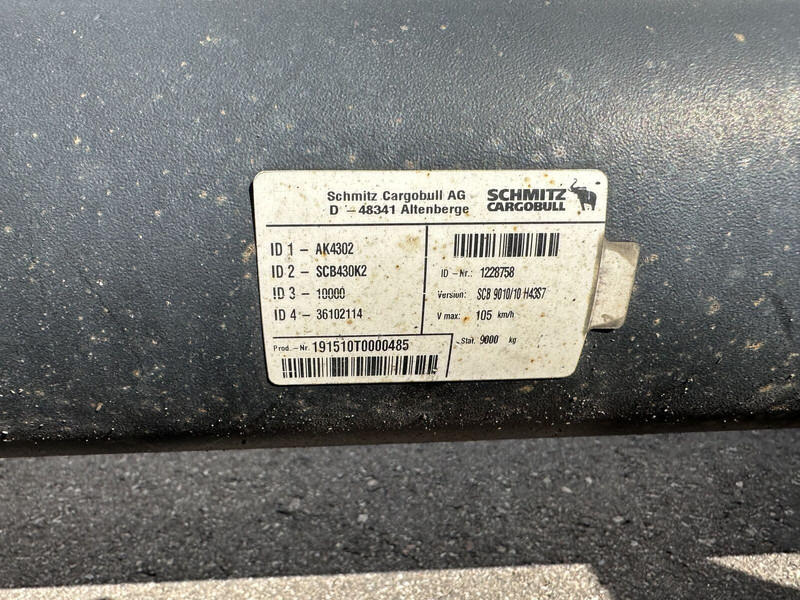 Ось и запчасти для Грузовиков Schmitz Cargobull SCB 9010/10 H43S7: фото 7
