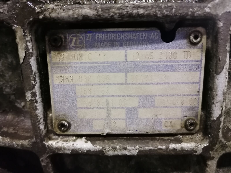 ZF 12AS2130T - Коробка передач для Грузовиков: фото 5 ZF 12AS2130T - Коробка передач для Грузовиков: фото 5