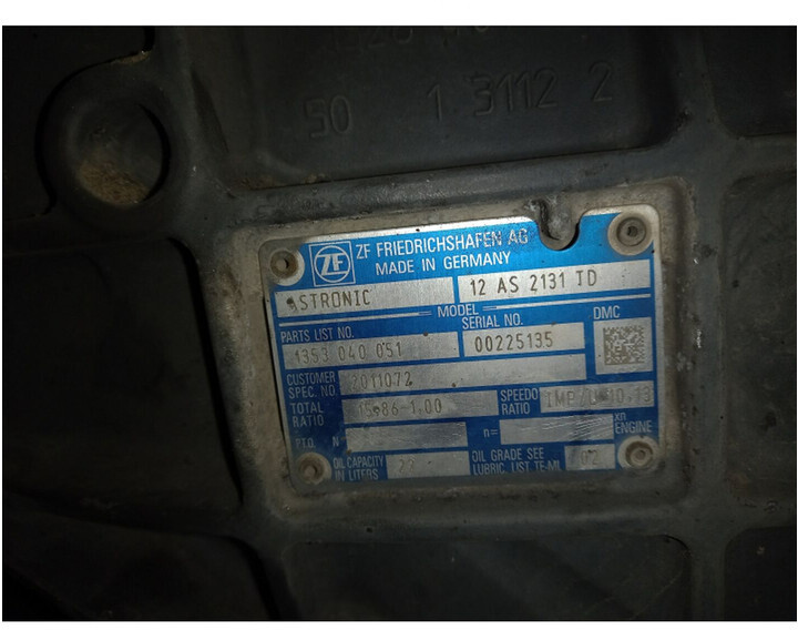 ZF 12AS2131TD - Коробка передач для Грузовиков: фото 5 ZF 12AS2131TD - Коробка передач для Грузовиков: фото 5