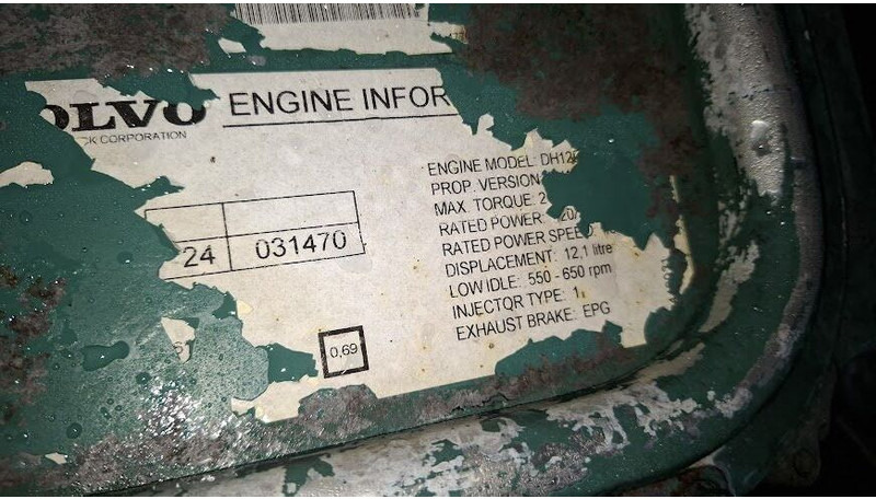 Volvo DH12D 420EC01. DH12E340EC06 . - Двигатель: фото 4 Volvo DH12D 420EC01. DH12E340EC06 . - Двигатель: фото 4