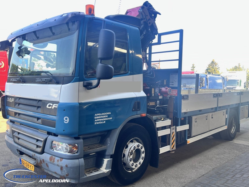 DAF CF 75.310 Manuel, Steel springs, HMF 1560 K3 - Грузовик бортовой/ Платформа, Автоманипулятор: фото 3 DAF CF 75.310 Manuel, Steel springs, HMF 1560 K3 - Грузовик бортовой/ Платформа, Автоманипулятор: фото 3