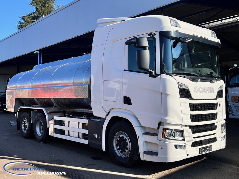 Scania R500 NGS 15000 Liter, Retarder, Steering axle, Stainless steel - Edelstahlt, Milk - Milch - Water - Грузовик-цистерна: фото 1 Scania R500 NGS 15000 Liter, Retarder, Steering axle, Stainless steel - Edelstahlt, Milk - Milch - Water - Грузовик-цистерна: фото 1