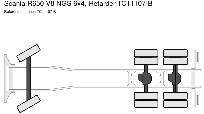Scania R650 V8 NGS 6x4, Retarder - Грузовик-шасси: фото 3 Scania R650 V8 NGS 6x4, Retarder - Грузовик-шасси: фото 3