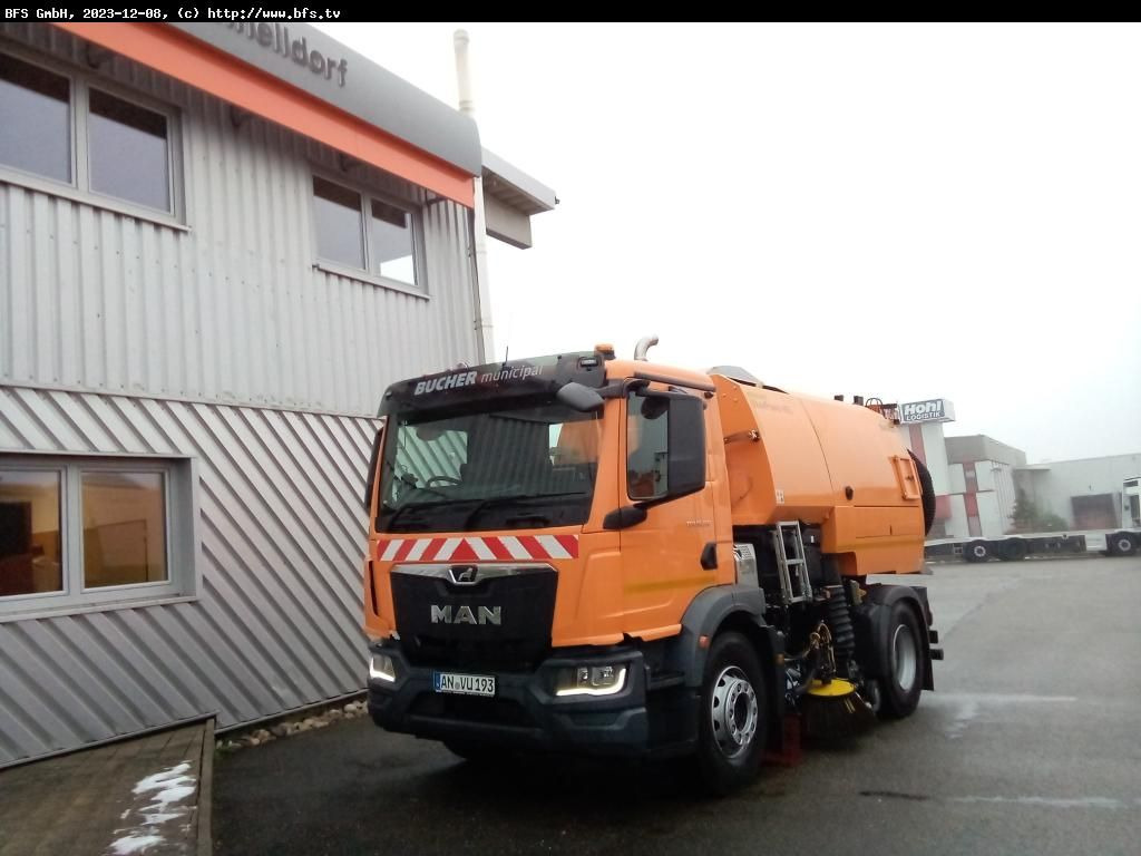 MAN TGM 18.250 4x2 BL Bucher V65_Twin - Подметально-уборочная машина: фото 1 MAN TGM 18.250 4x2 BL Bucher V65_Twin - Подметально-уборочная машина: фото 1