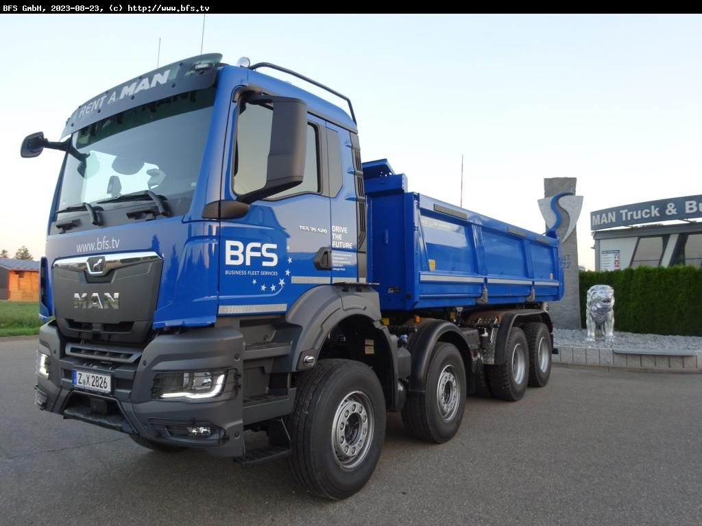 MAN TGS (TG3) 35.520 8x4 BB CH Bordmatik links, 3-Se - Самосвал: фото 1 MAN TGS (TG3) 35.520 8x4 BB CH Bordmatik links, 3-Se - Самосвал: фото 1