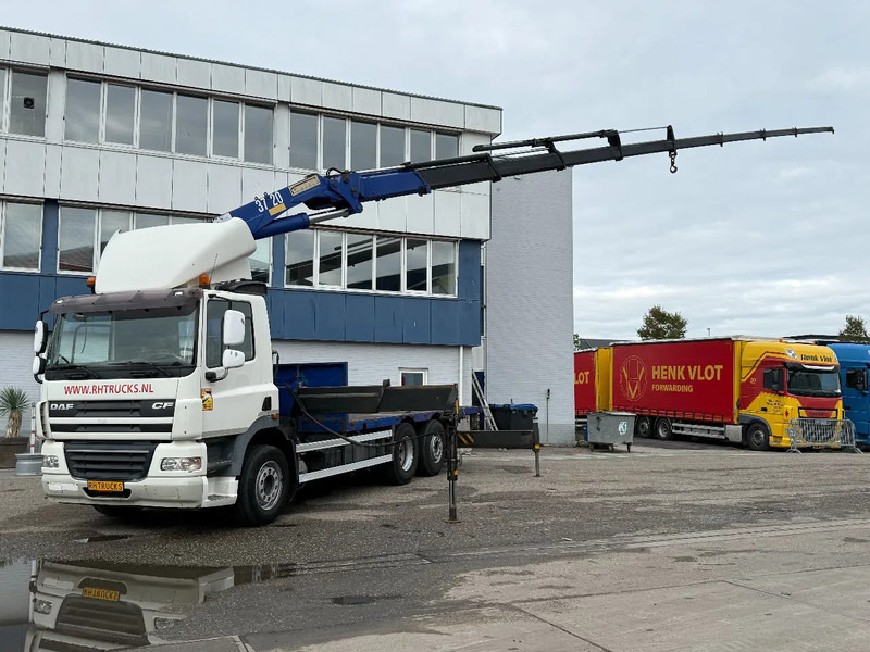 DAF CF 85 6X2 EURO 5 + HMF 37 TON/M + REMOTE CONTROL - Грузовик бортовой/ Платформа, Автоманипулятор: фото 1 DAF CF 85 6X2 EURO 5 + HMF 37 TON/M + REMOTE CONTROL - Грузовик бортовой/ Платформа, Автоманипулятор: фото 1