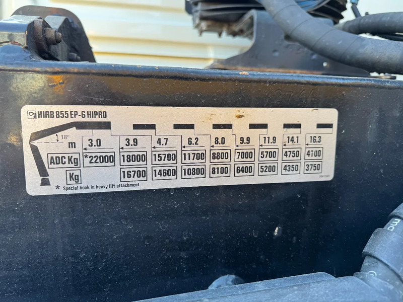 Автоманипулятор DAF XF 460 8X2 - EURO 6 + HIAB 855 EP-6 + REMOTE + STEERING AXLE: фото 14 Автоманипулятор DAF XF 460 8X2 - EURO 6 + HIAB 855 EP-6 + REMOTE + STEERING AXLE: фото 14