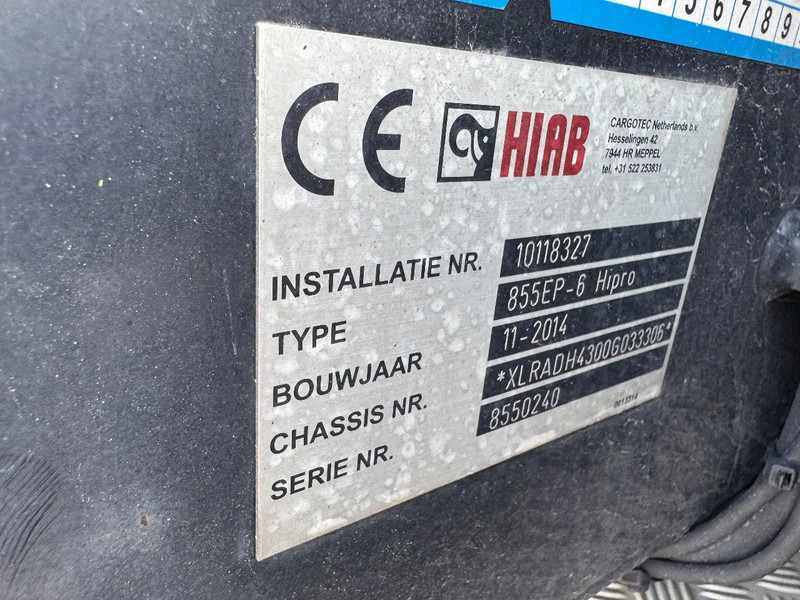 Автоманипулятор DAF XF 460 8X2 - EURO 6 + HIAB 855 EP-6 + REMOTE + STEERING AXLE: фото 17 Автоманипулятор DAF XF 460 8X2 - EURO 6 + HIAB 855 EP-6 + REMOTE + STEERING AXLE: фото 17