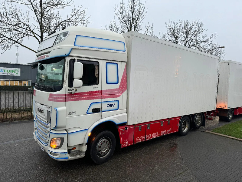 Грузовик с закрытым кузовом DAF XF 510 6X2 + KELBERG HANGER EURO 6 ZEPRO + REMOTE RETARDER: фото 19