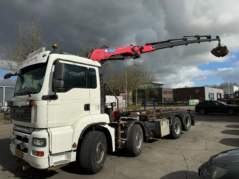 MAN TGA 35.440 8X2 - EURO 4 + HMF 2620K-RC 2018! + REMOTE + HYDRAUTO CABLE LIFT + LIFTING AXLE - Тросовый мультилифт, Автоманипулятор: фото 1 MAN TGA 35.440 8X2 - EURO 4 + HMF 2620K-RC 2018! + REMOTE + HYDRAUTO CABLE LIFT + LIFTING AXLE - Тросовый мультилифт, Автоманипулятор: фото 1