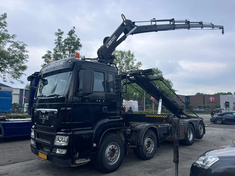 MAN TGS 35.440 8X2-4 + HIAB 220C-5 REMOTE + CABLE LIFT AUTOMATIC - Автоманипулятор: фото 2 MAN TGS 35.440 8X2-4 + HIAB 220C-5 REMOTE + CABLE LIFT AUTOMATIC - Автоманипулятор: фото 2