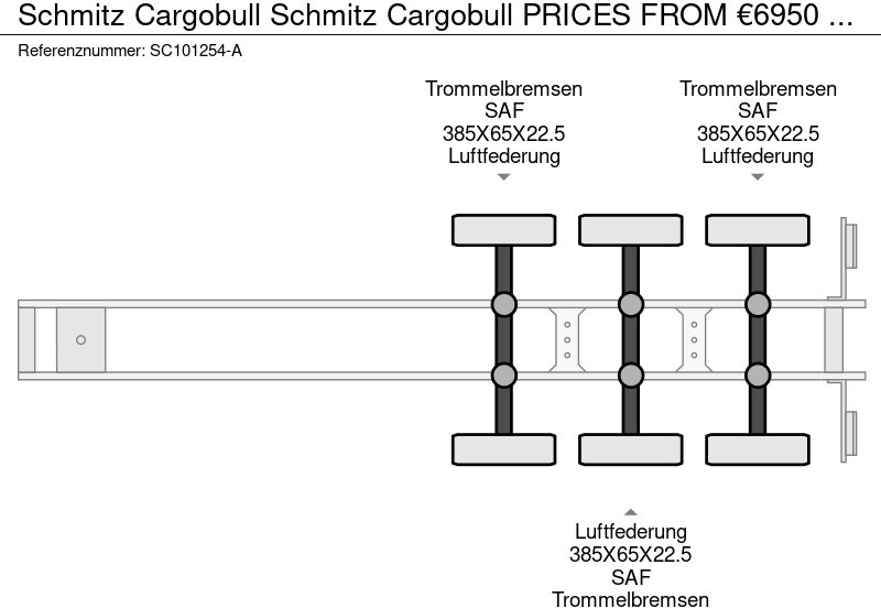 Schmitz Cargobull Schmitz Cargobull PRICES FROM €6950 TO €8950,- 40 X CARRIER 1850 MT D/E SAF AXELS - Полуприцеп-рефрижератор: фото 4 Schmitz Cargobull Schmitz Cargobull PRICES FROM €6950 TO €8950,- 40 X CARRIER 1850 MT D/E SAF AXELS - Полуприцеп-рефрижератор: фото 4