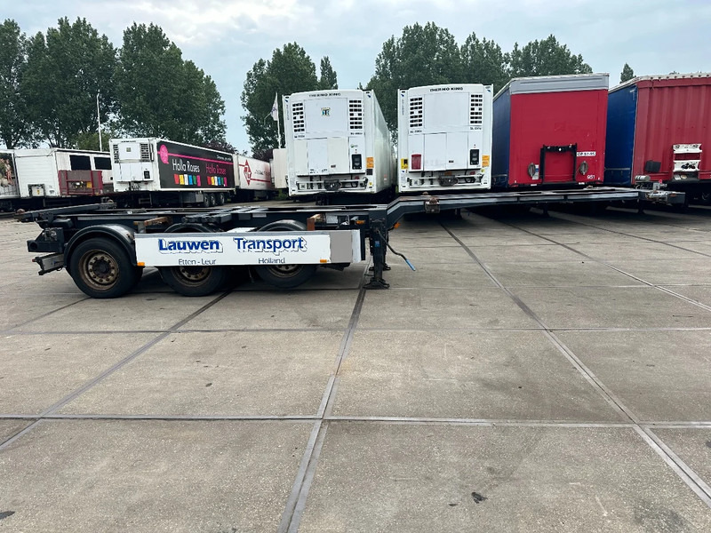 Tracon TRAILERS LZV MET SCHOTEL LIFT EN STUURAS - Полуприцеп-контейнеровоз/ Сменный кузов: фото 1 Tracon TRAILERS LZV MET SCHOTEL LIFT EN STUURAS - Полуприцеп-контейнеровоз/ Сменный кузов: фото 1
