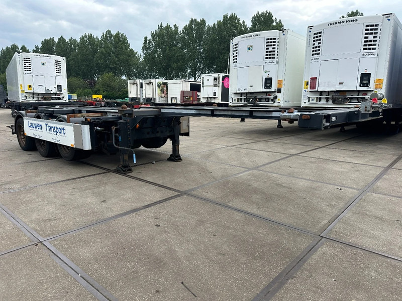 Tracon TRAILERS LZV MET SCHOTEL LIFT EN STUURAS - Полуприцеп-контейнеровоз/ Сменный кузов: фото 2 Tracon TRAILERS LZV MET SCHOTEL LIFT EN STUURAS - Полуприцеп-контейнеровоз/ Сменный кузов: фото 2