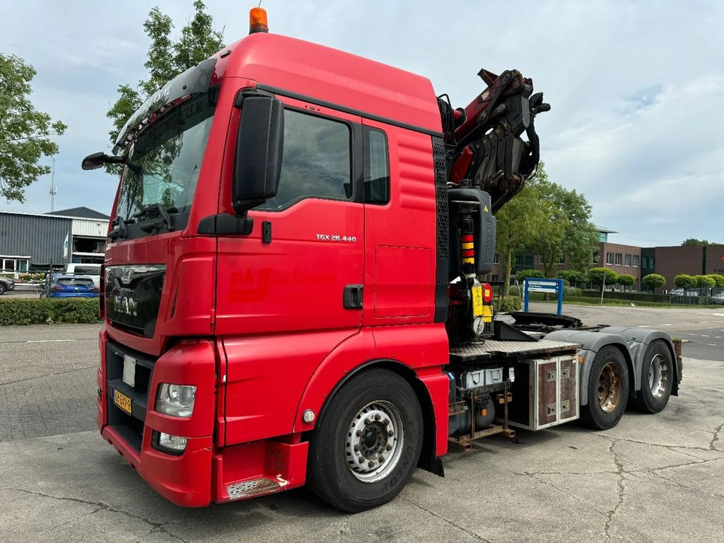 Тягач MAN TGX 28.440 XLX EURO 6 6X2 + FASSI F365 + FLYJIB: фото 10