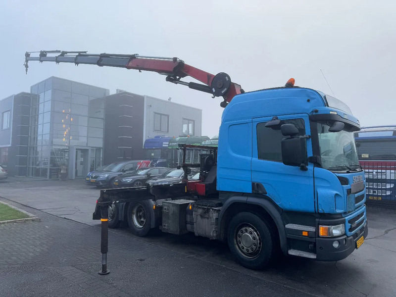 Scania P450 6X2 - EURO 6 + HMF 2620-K5 + REMOTE + LIFT AXLE - Тягач: фото 1 Scania P450 6X2 - EURO 6 + HMF 2620-K5 + REMOTE + LIFT AXLE - Тягач: фото 1