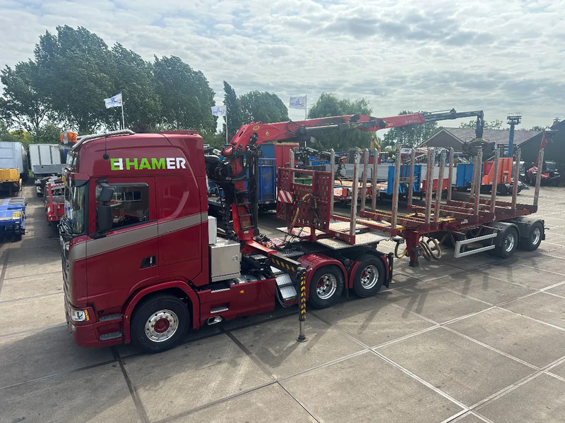 Scania S650 V8, EPSILON S290 Z 96. DOLL TRAILER 2 AXLE FORCED STEERING, 4,5 M EXTENDABLE, APK 04-2026 - Тягач: фото 1 Scania S650 V8, EPSILON S290 Z 96. DOLL TRAILER 2 AXLE FORCED STEERING, 4,5 M EXTENDABLE, APK 04-2026 - Тягач: фото 1