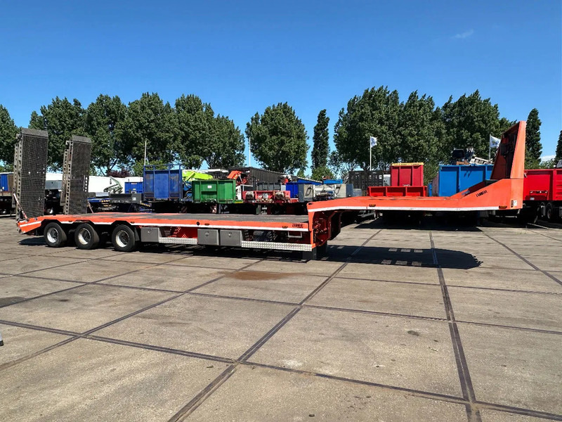 Низкорамный полуприцеп Zanner STL 45, 2 AXLE FORCED STEERING,LIFTING DECK, REMOTE CONTROL, WINCH, DUBBLE HYDRAULIC RAMPS: фото 1