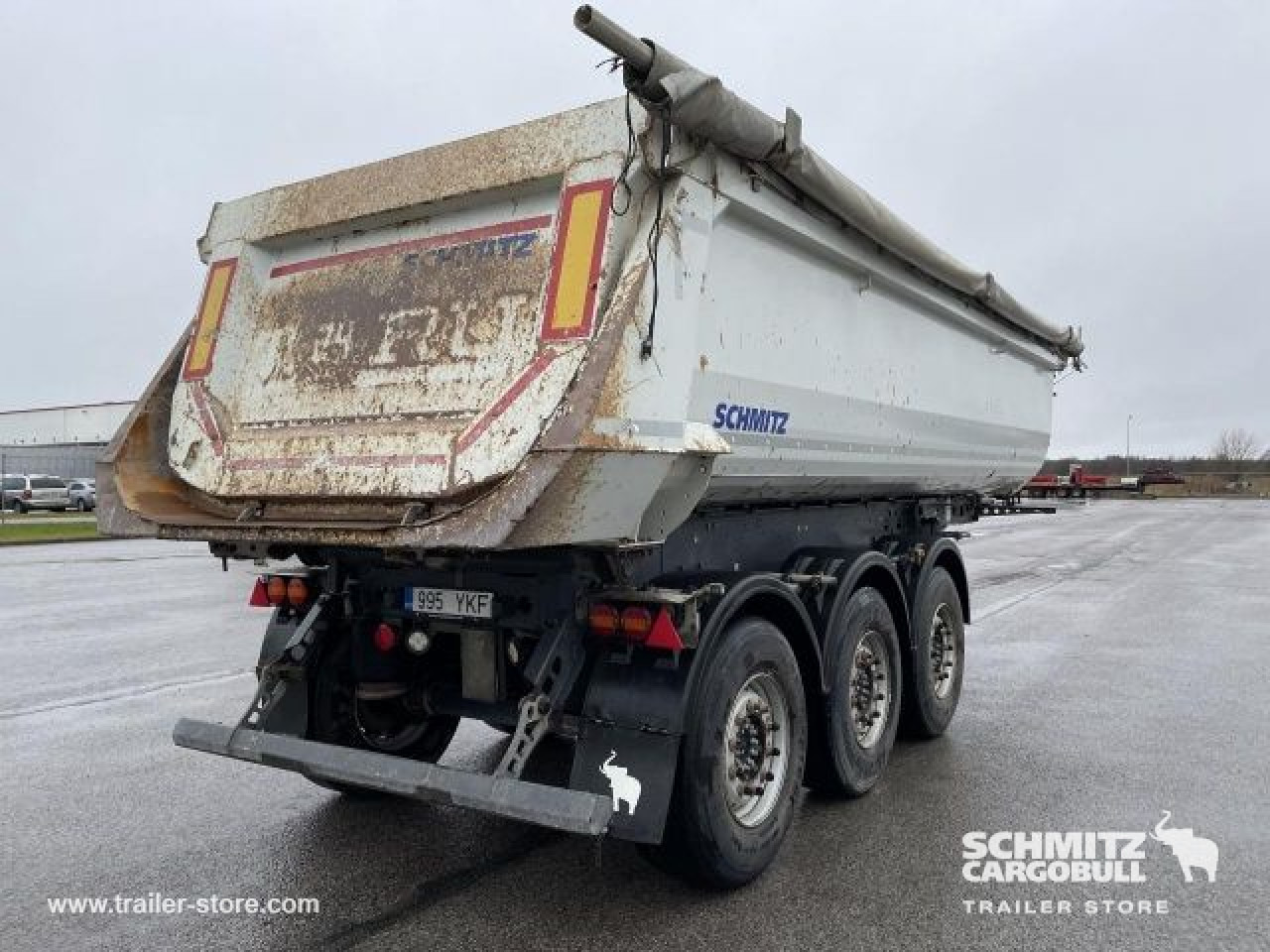 SCHMITZ Tipper Steel half pipe body 24m³ - Самосвальный полуприцеп: фото 5 SCHMITZ Tipper Steel half pipe body 24m³ - Самосвальный полуприцеп: фото 5